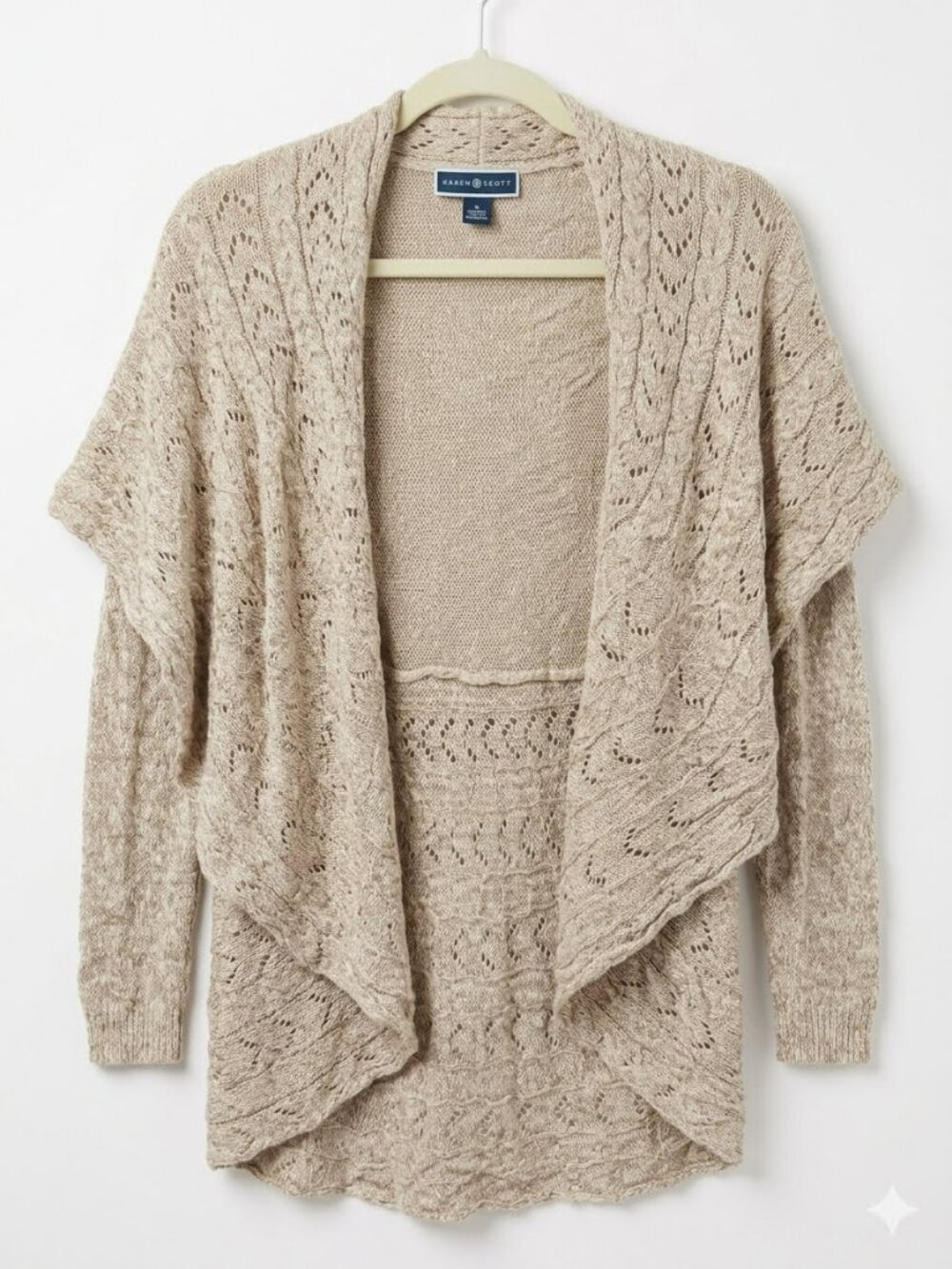 Karen Scott Knit Cardigan - Picture 2 of 4